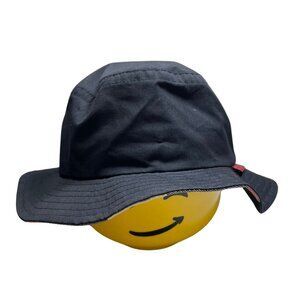 Black Label Crestbridge Bucket Hat – Navy & Plaid, Size 58cm, NWT